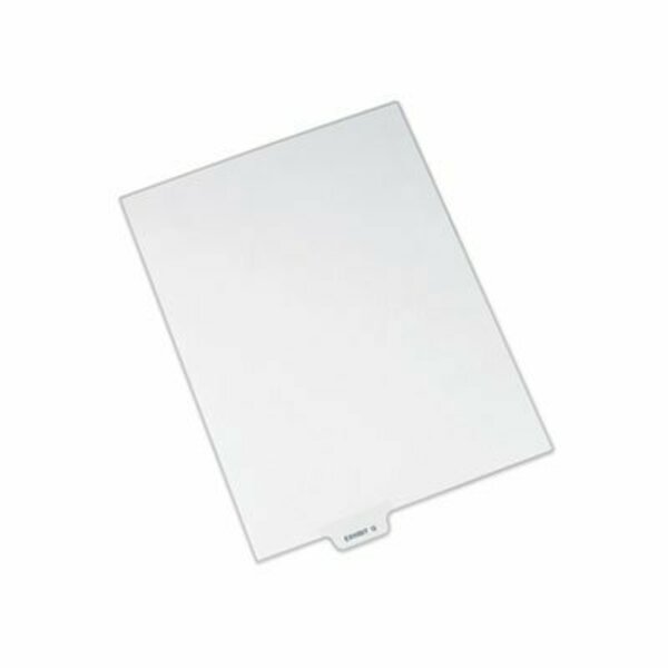 Avery Dennison Avery, Avery-Style Preprinted Legal Bottom Tab Dividers, Exhibit Q, Letter, 25PK 12390